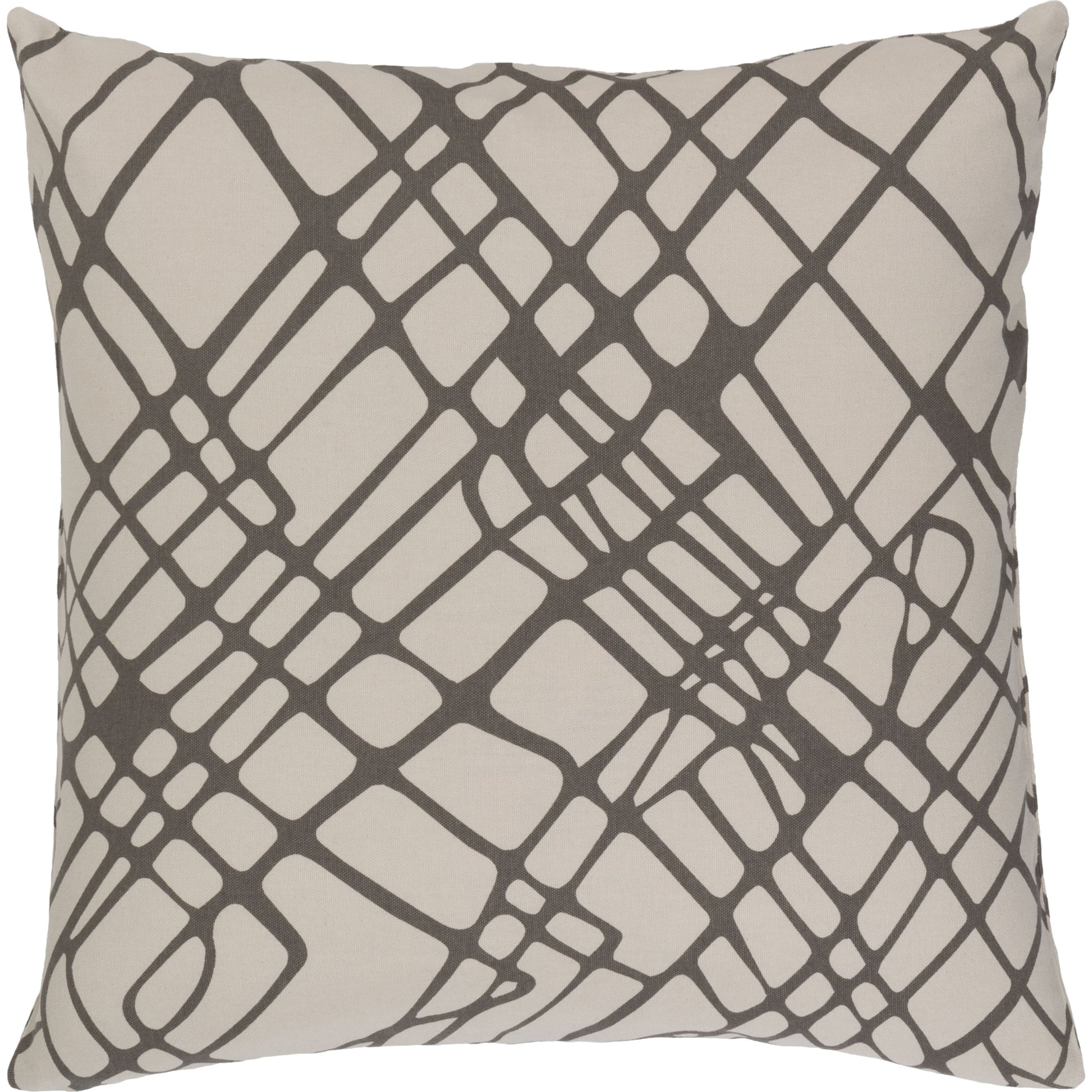 Somerset Pillow - 9430 by Surya in gray, ivory. Made from 100% cotton in a modern style.