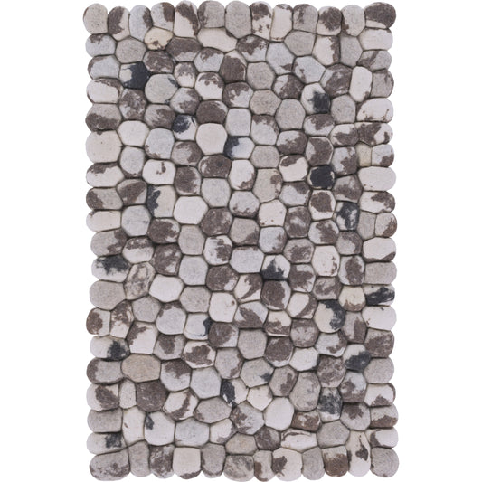 Summit Rug - 1608 by Surya in gray, charcoal, ivory, black. Made from 100% new zealand felted wool in a unique style.