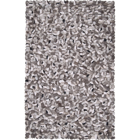 Summit Rug - 1608 by Surya in cream, black, charcoal, gray. Made from 100% new zealand felted wool in a unique style.
