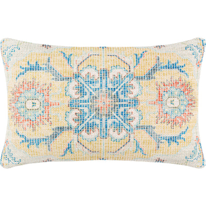 Samsun Pillow - 29182 by Surya in cream, yellow. Made from 70% cotton, 30% polyester, 100% cotton in a eclectic & global style.