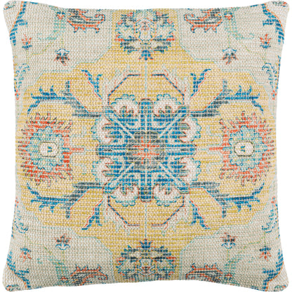 Samsun Pillow - 29182 by Surya in cream, yellow. Made from 70% cotton, 30% polyester, 100% cotton in a eclectic & global style.