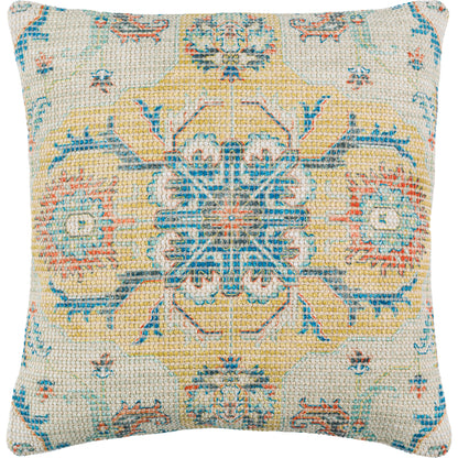 Samsun Pillow - 29182 by Surya in cream, yellow. Made from 70% cotton, 30% polyester, 100% cotton in a eclectic & global style.