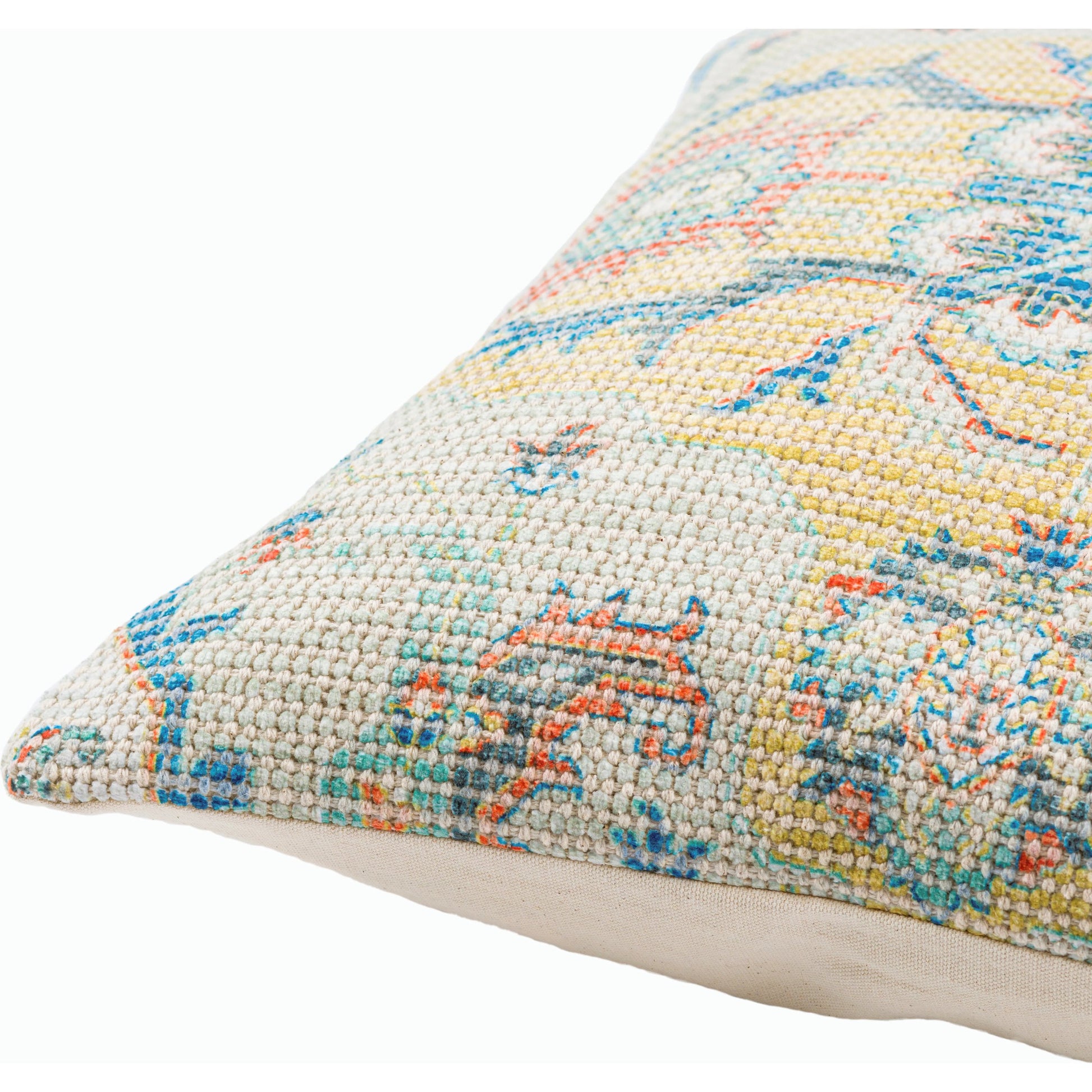 Samsun Pillow - 29182 by Surya in cream, yellow. Made from 70% cotton, 30% polyester, 100% cotton in a eclectic & global style.