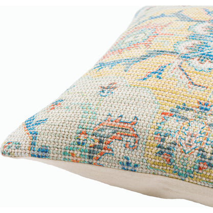 Samsun Pillow - 29182 by Surya in cream, yellow. Made from 70% cotton, 30% polyester, 100% cotton in a eclectic & global style.