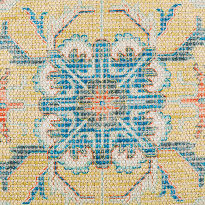 Samsun Pillow - 29182 by Surya in cream, yellow. Made from 70% cotton, 30% polyester, 100% cotton in a eclectic & global style.