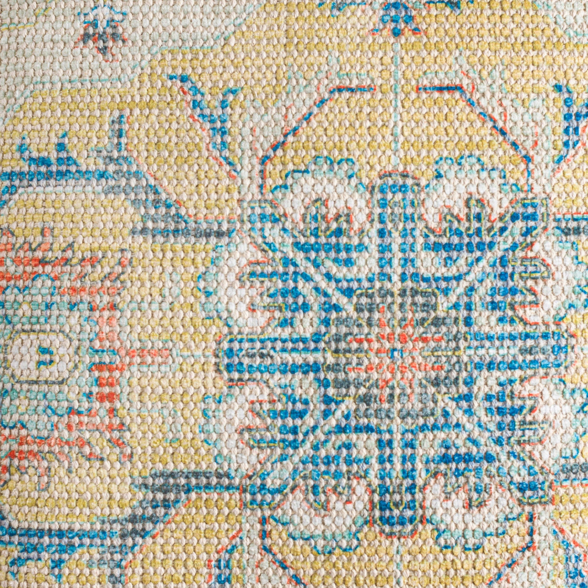 Samsun Pillow - 29182 by Surya in cream, yellow. Made from 70% cotton, 30% polyester, 100% cotton in a eclectic & global style.