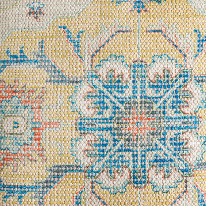 Samsun Pillow - 29182 by Surya in cream, yellow. Made from 70% cotton, 30% polyester, 100% cotton in a eclectic & global style.