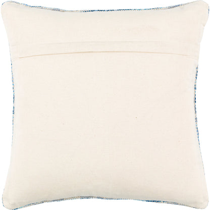 Samsun Pillow - 15362 by Livabliss in cream, navy. Made from 70% cotton, 30% polyester, 100% cotton in a eclectic & global style.