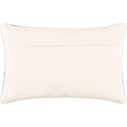 Samsun Pillow - 28567 by Livabliss in cream, teal. Made from 70% cotton, 30% polyester, 100% cotton in a eclectic & global style.