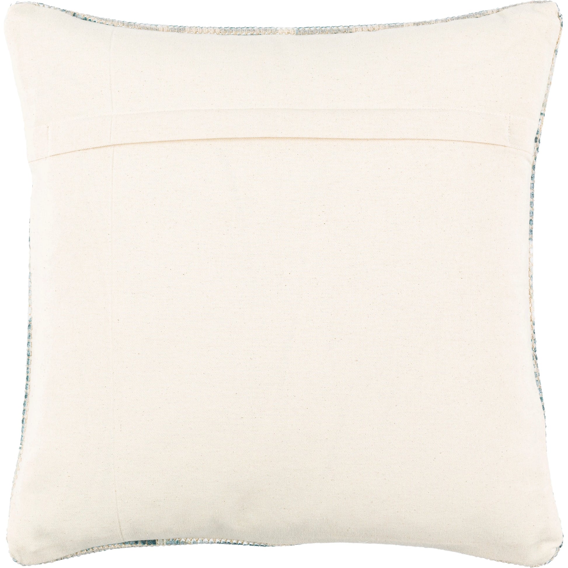 Samsun Pillow - 28567 by Livabliss in cream, teal. Made from 70% cotton, 30% polyester, 100% cotton in a eclectic & global style.