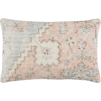 Samsun Pillow - 21231 by Livabliss in cream, dusty pink. Made from 70% cotton, 30% polyester, 100% cotton in a eclectic & global style.
