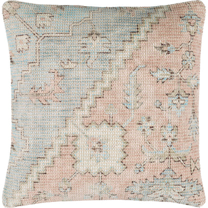 Samsun Pillow - 21231 by Livabliss in cream, dusty pink. Made from 70% cotton, 30% polyester, 100% cotton in a eclectic & global style.