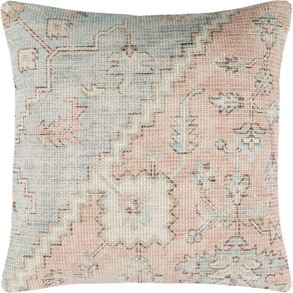 Samsun Pillow - 21231 by Livabliss in cream, dusty pink. Made from 70% cotton, 30% polyester, 100% cotton in a eclectic & global style.