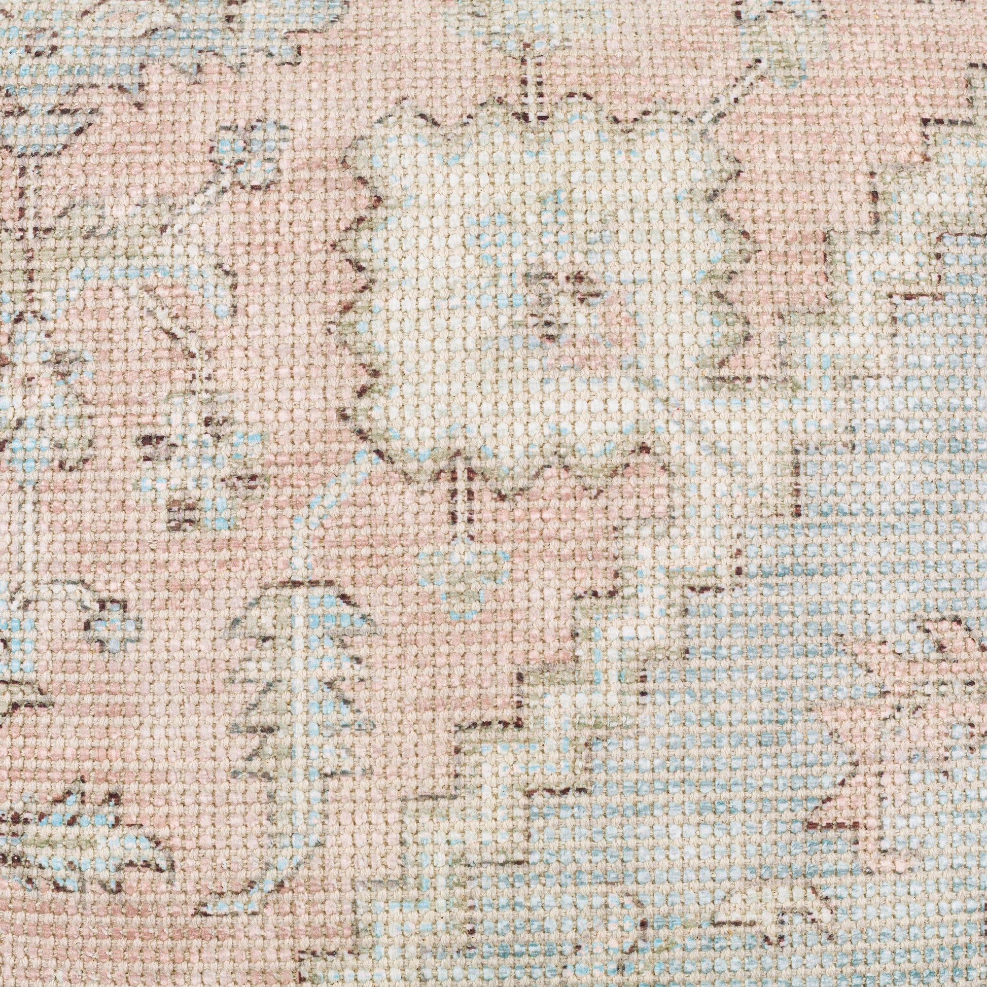 Samsun Pillow - 21231 by Livabliss in cream, dusty pink. Made from 70% cotton, 30% polyester, 100% cotton in a eclectic & global style.