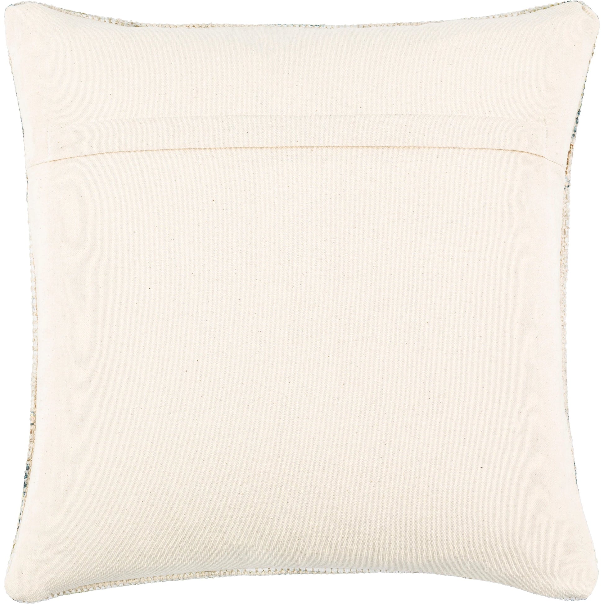 Samsun Pillow - 32233 by Surya in cream, deep teal. Made from 70% cotton, 30% polyester, 100% cotton in a eclectic & global style.