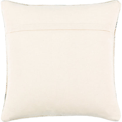 Samsun Pillow - 32233 by Surya in cream, deep teal. Made from 70% cotton, 30% polyester, 100% cotton in a eclectic & global style.