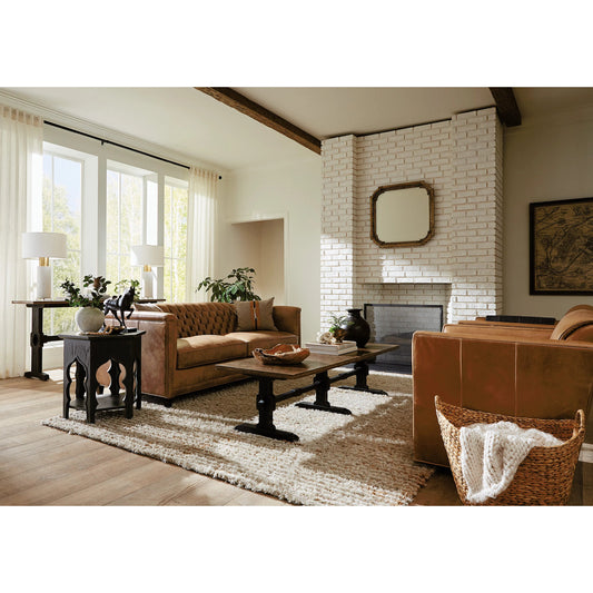 Americana Hexagon End Table by Hooker Furniture. Made from oak veneers in a modern style.