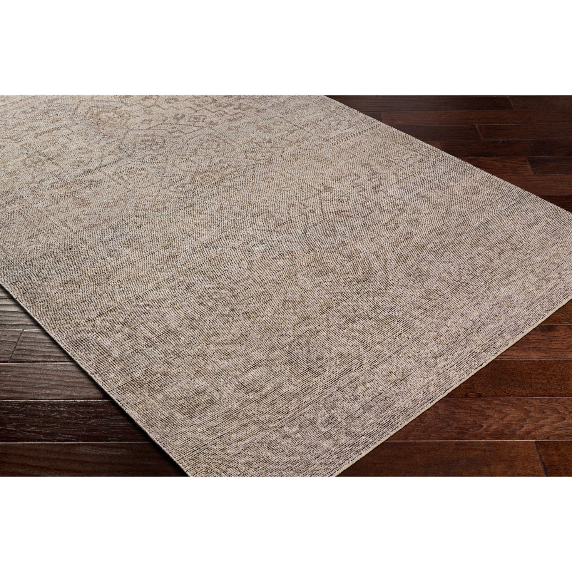 Smyrna SMY-2302 Rug by Surya in charcoal, beige, black. Made from 100% wool in a unique style.