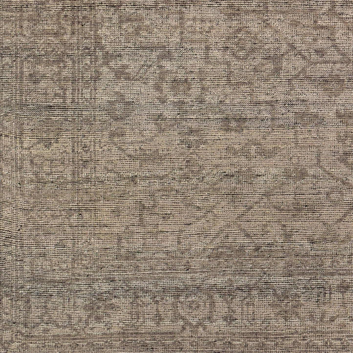 003 SI-1890662,SI-1890663,SI-1890665 | Closeup | Smyrna SMY-2302 Rug by Surya in charcoal, beige, black. Made from 100% wool in a unique style.