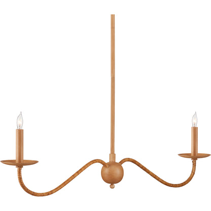 Saxon Linear Chandelier by Currey and Company. Made from unique in a modern style.