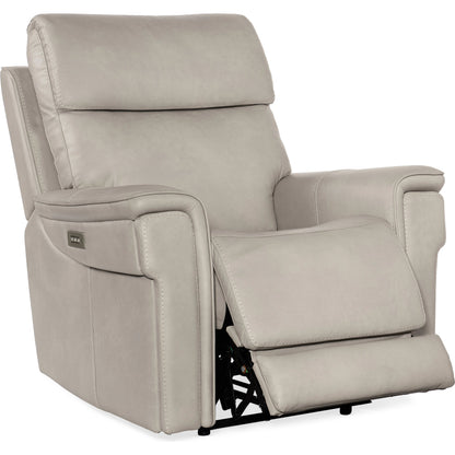 Lyra Zero Gravity Power Recliner by Hooker Furniture. Made from leather in a traditional style.