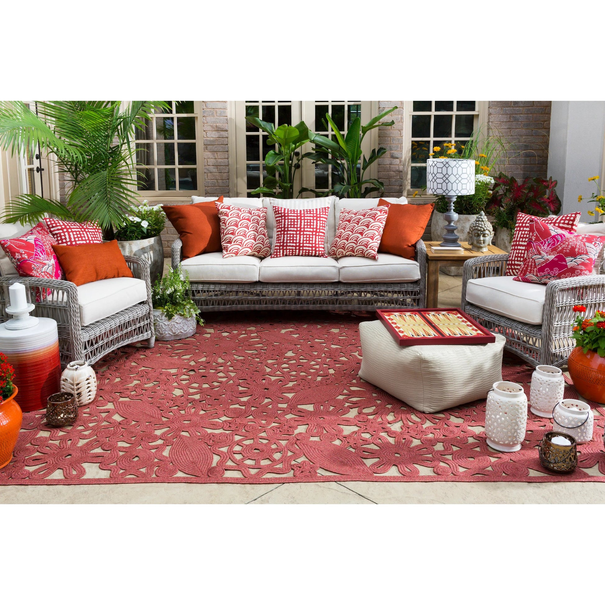 Sanibel SNB-4014 Indoor/Outdoor Rug by Surya. Made from 60% polypropylene, 20% polyester, 20% viscose in a unique style.