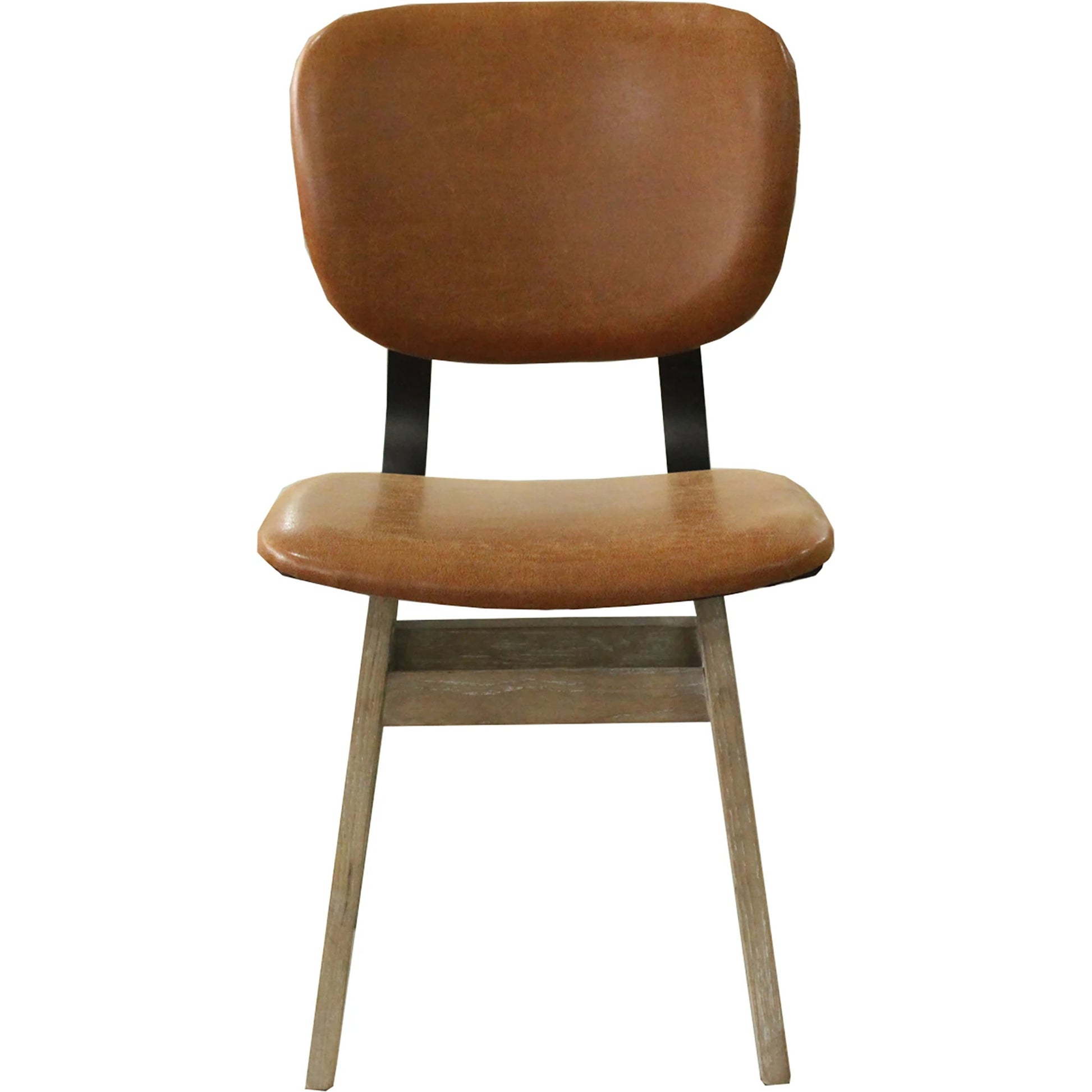 Fraser Dining Chair by LH Imports in white washed, matte black. Made from unique in a modern style.