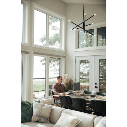 Fraser Dining Chair by LH Imports in white washed, matte black. Made from unique in a modern style.