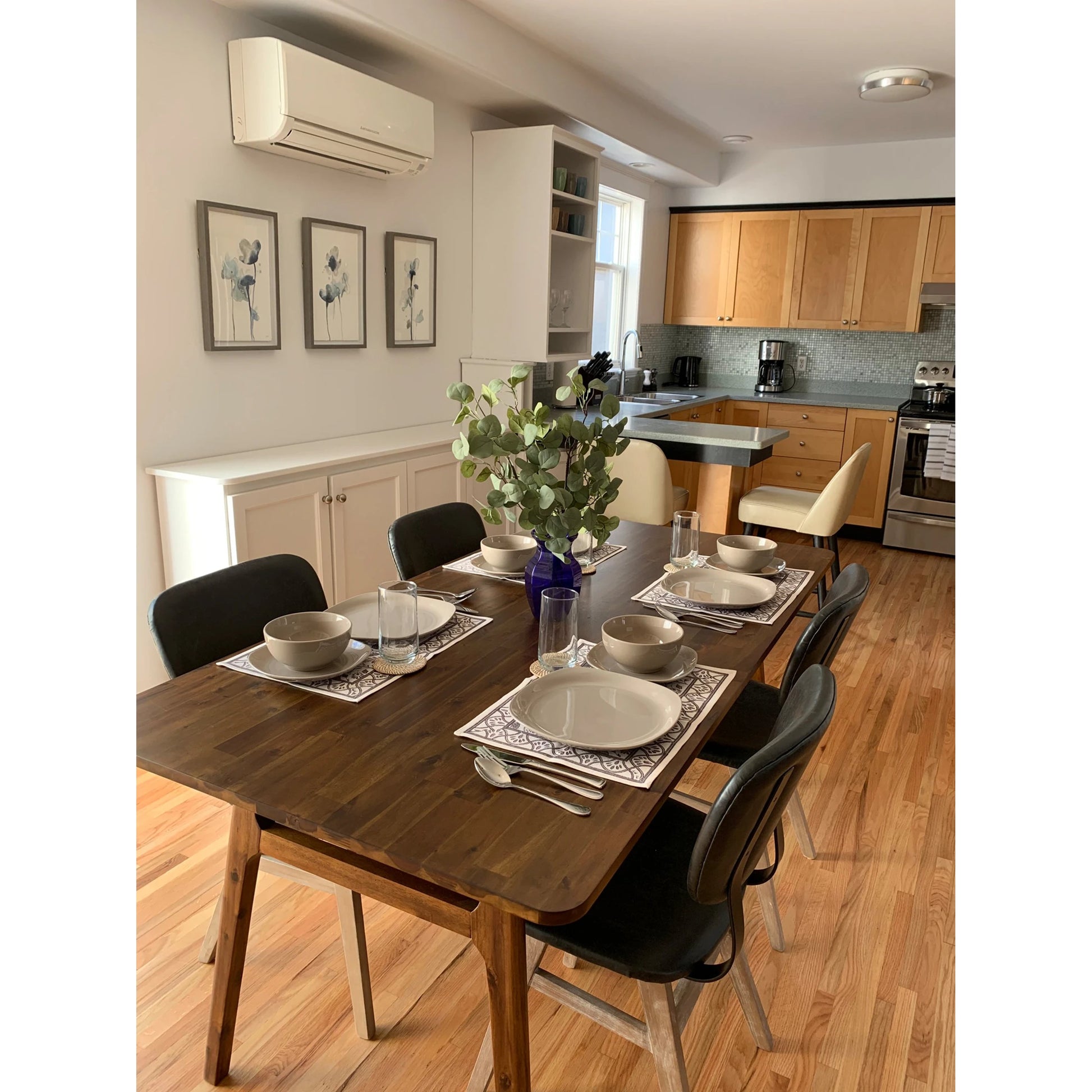 Fraser Dining Chair by LH Imports in white washed, matte black. Made from unique in a modern style.