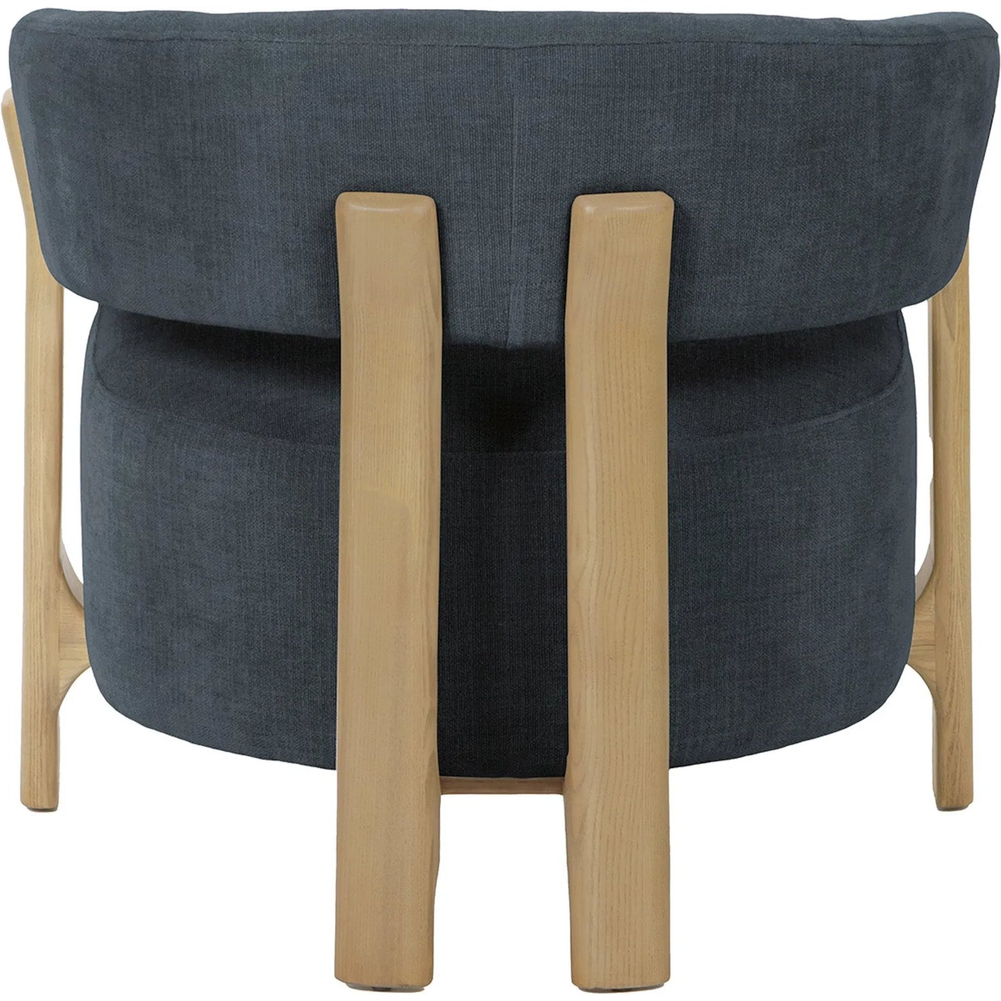 Harlow Club Chair by LH Imports in natural. Made from ash, polyester, pu foam in a unique style.
