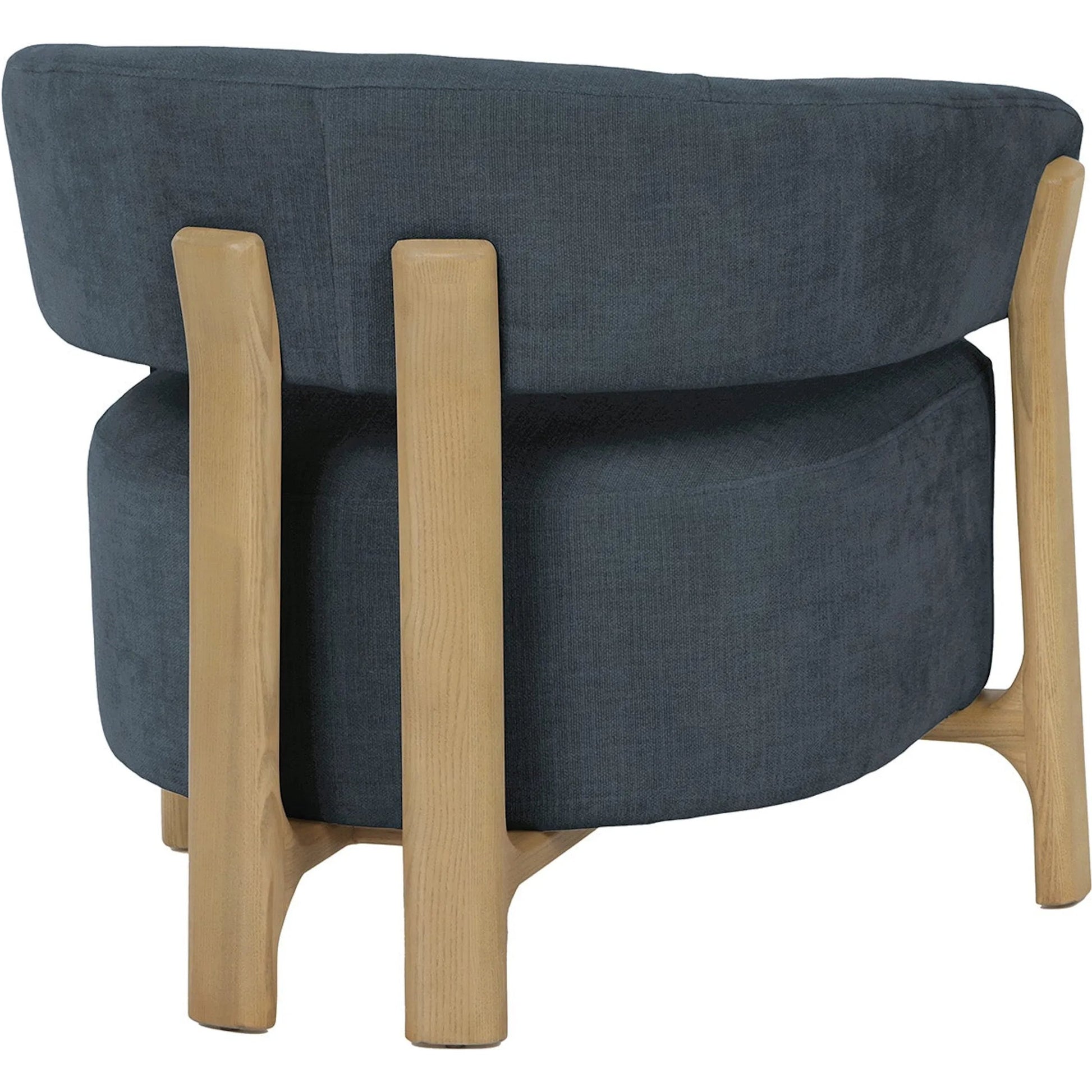 Harlow Club Chair by LH Imports in natural. Made from ash, polyester, pu foam in a unique style.