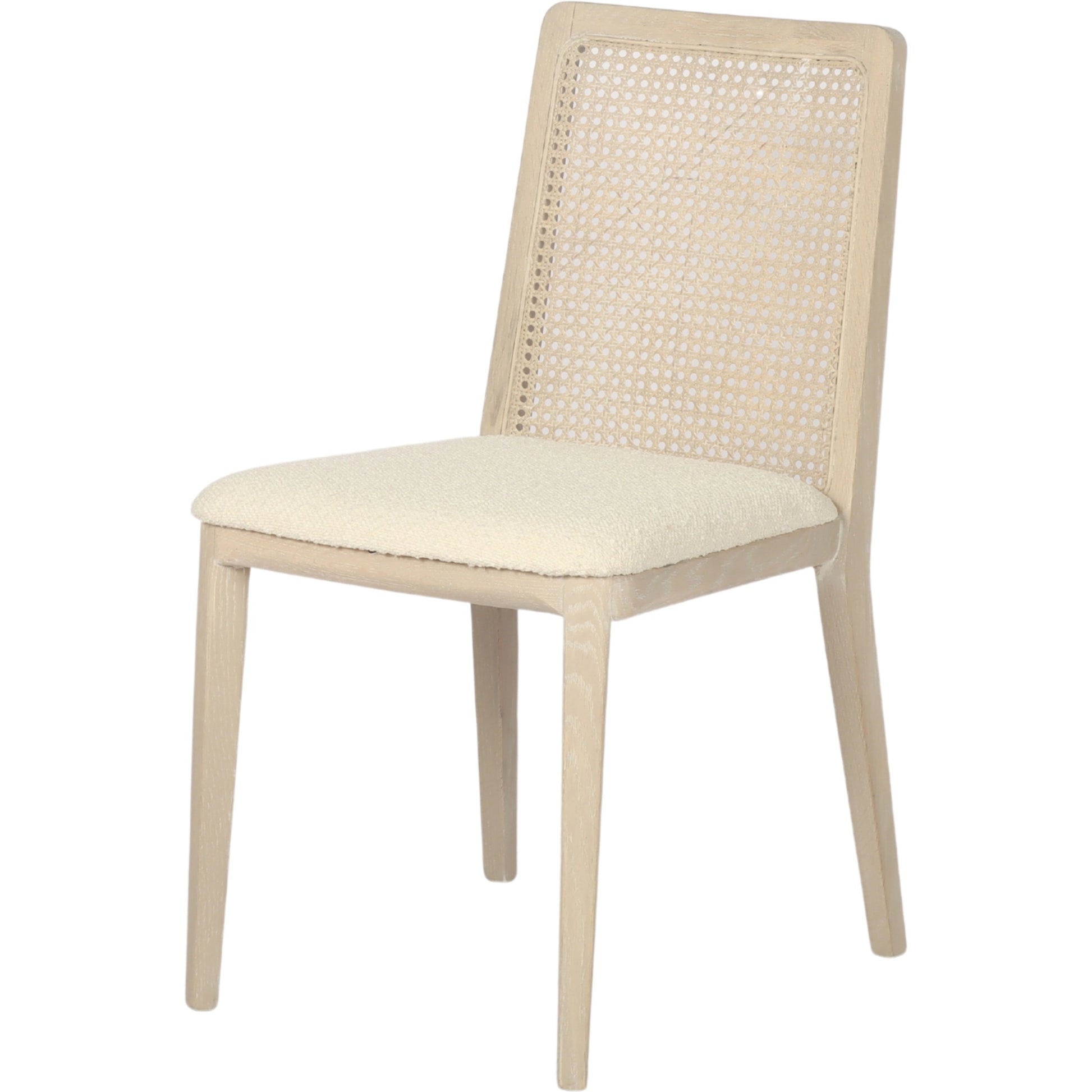Cane Dining Chair by LH Imports in black. Made from ash, pu foam, polyester fiber, linen, cotton, rattan in a modern style.