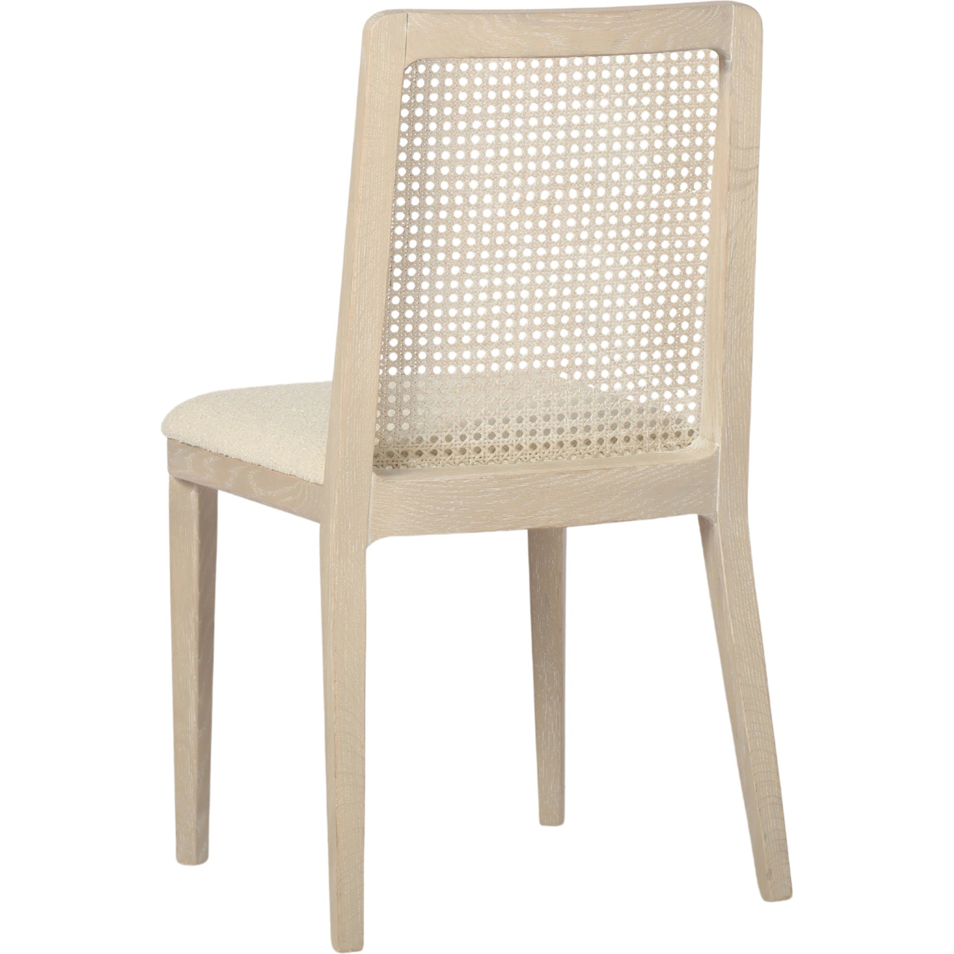 Cane Dining Chair by LH Imports in black. Made from ash, pu foam, polyester fiber, linen, cotton, rattan in a modern style.