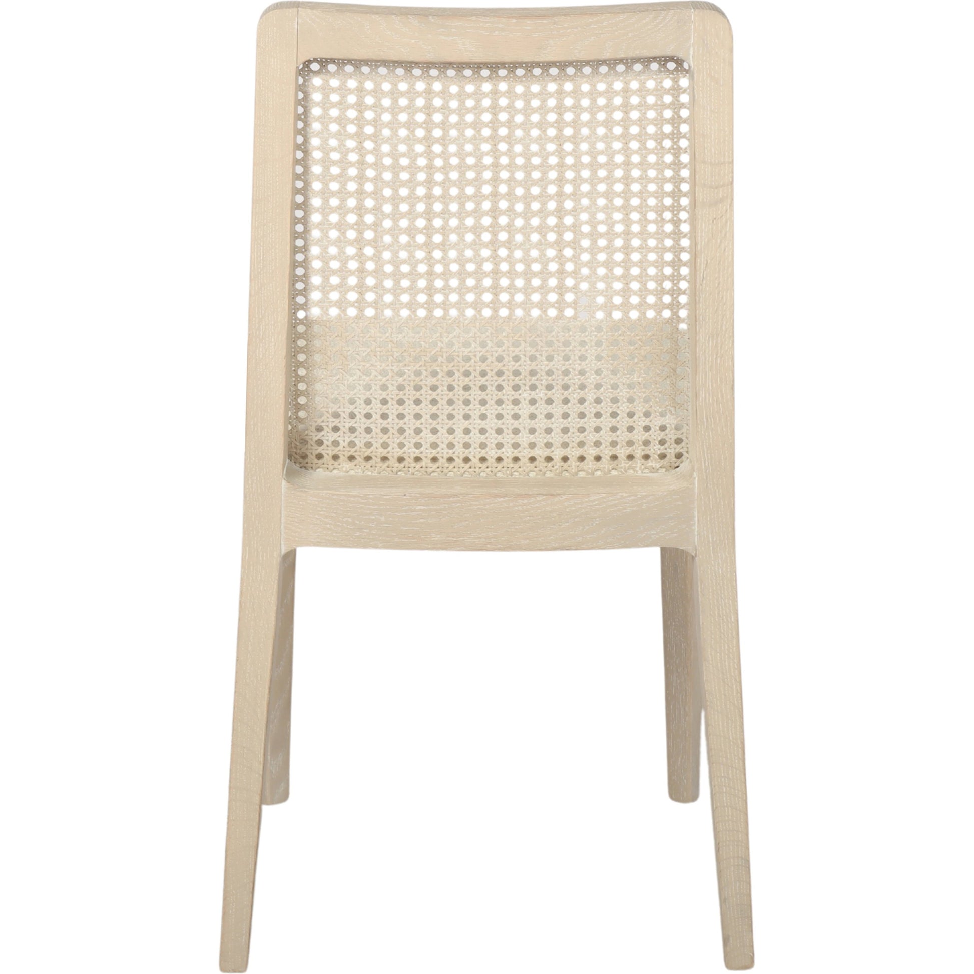 Cane Dining Chair by LH Imports in black. Made from ash, pu foam, polyester fiber, linen, cotton, rattan in a modern style.