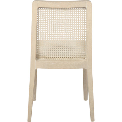 Cane Dining Chair by LH Imports in black. Made from ash, pu foam, polyester fiber, linen, cotton, rattan in a modern style.