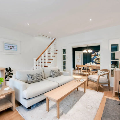 Rosa Club Chair by LH Imports in sand boucle and brown. Made from ash wood, rattan, pu foam, polyester fiber in a transitional style.