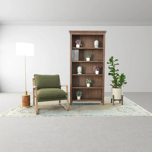 Huntington Club Chair by LH Imports in moss boucle and distressed ash. Made from ash, polyester, pu foam, polyester fiber in a modern style.