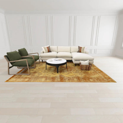 Huntington Club Chair by LH Imports in moss boucle and distressed ash. Made from ash, polyester, pu foam, polyester fiber in a modern style.