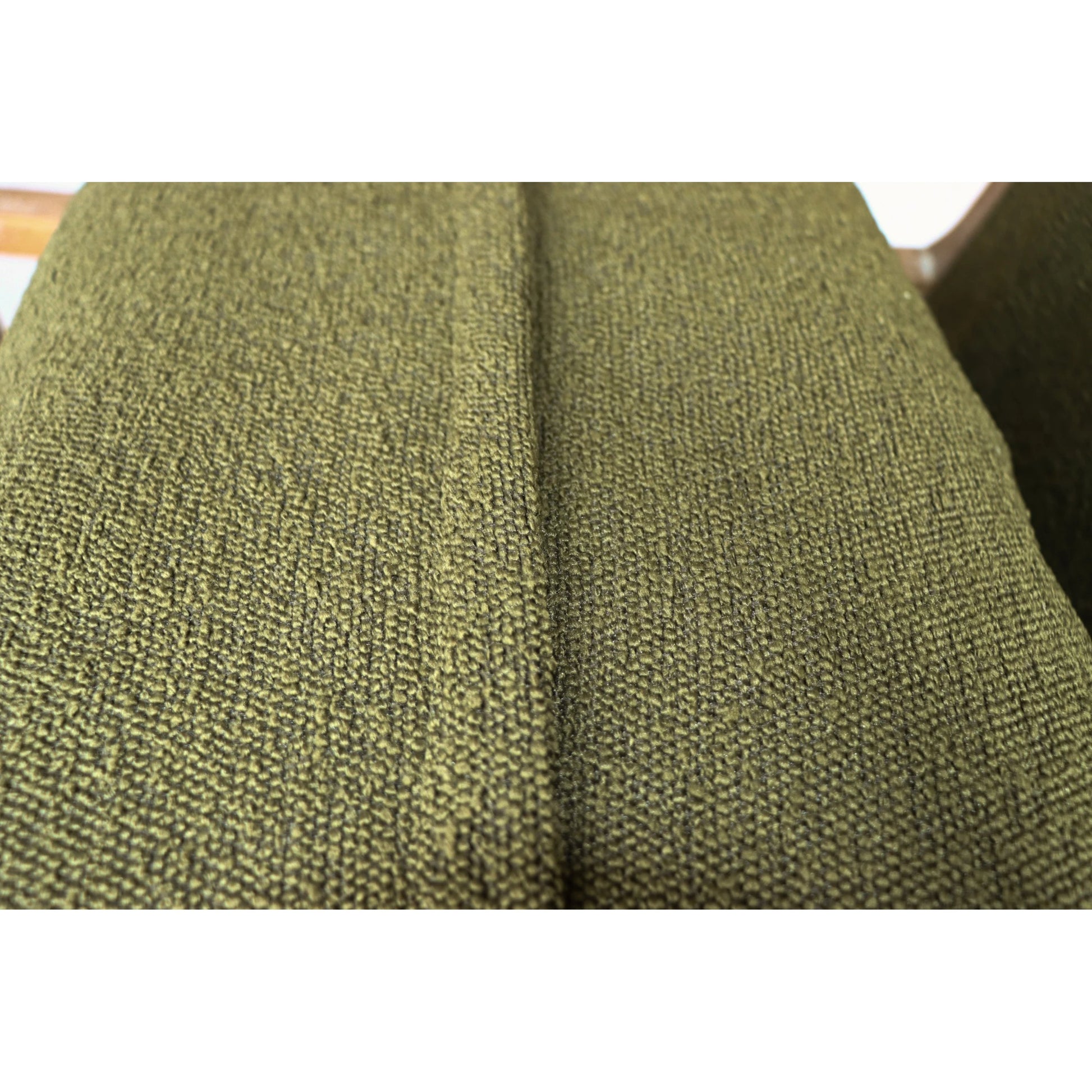 Huntington Club Chair by LH Imports in moss boucle and distressed ash. Made from ash, polyester, pu foam, polyester fiber in a modern style.