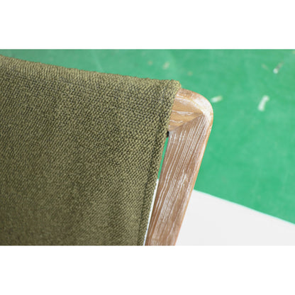 Huntington Club Chair by LH Imports in moss boucle and distressed ash. Made from ash, polyester, pu foam, polyester fiber in a modern style.