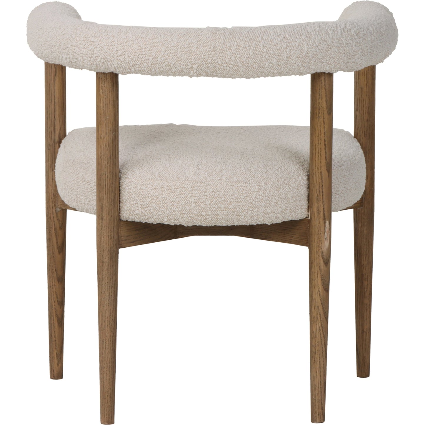 004 SI-2004412 | Additional Silo | Round Dining Chair by LH Imports in white. Made from ash, polyester, pu foam, polyester fiber in a modern style.