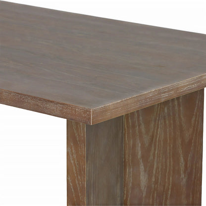 Fraser Rectangular Dining Table by LH Imports in brown and light brown. Made from ash, ash veneer, plywood in a transitional style.