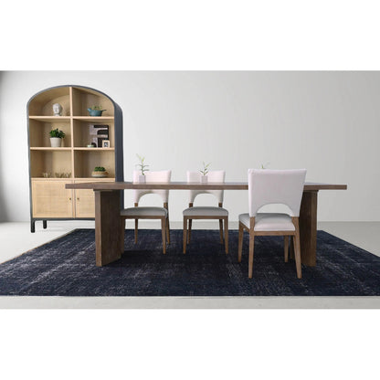 Fraser Rectangular Dining Table by LH Imports in brown and light brown. Made from ash, ash veneer, plywood in a transitional style.