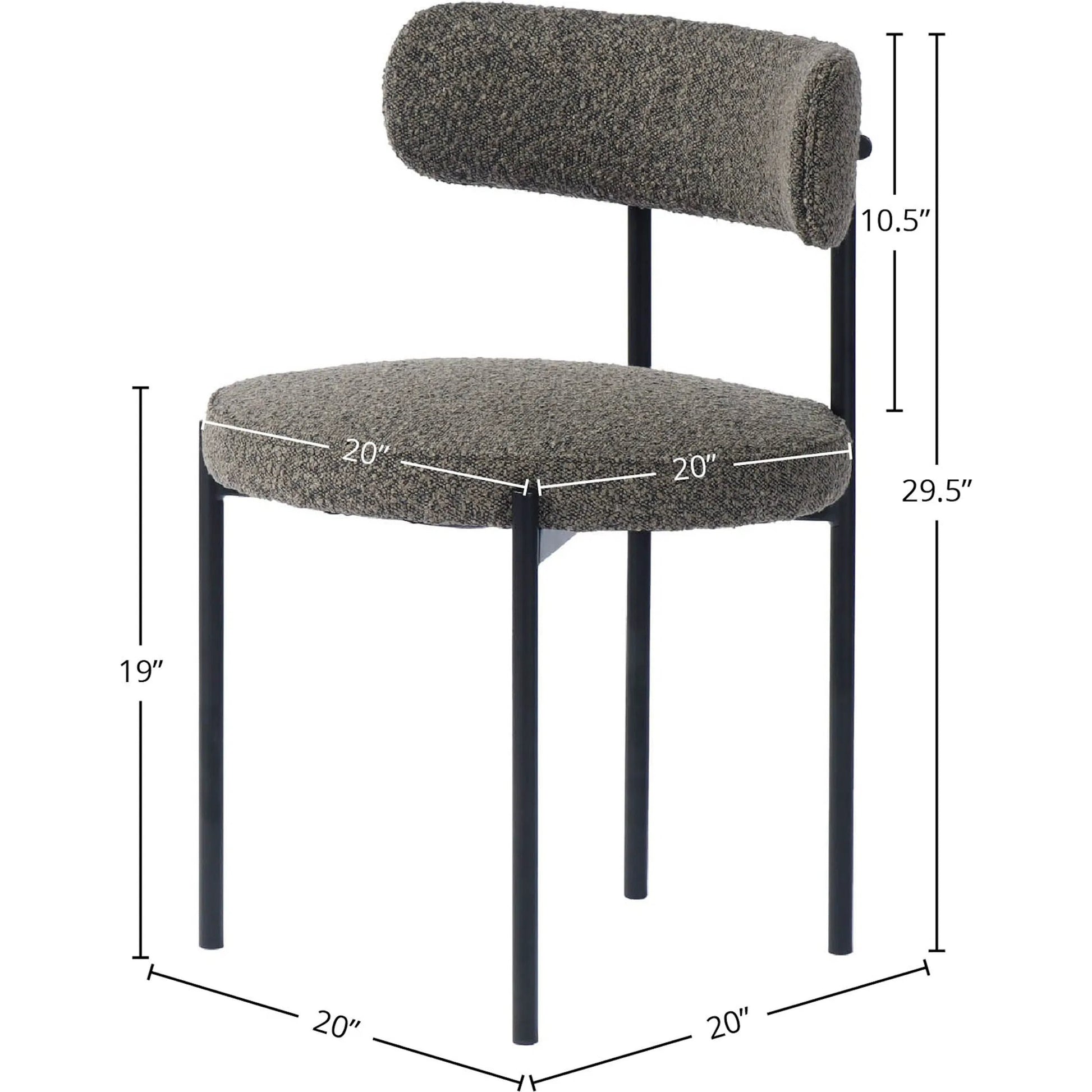 Cleo Dining Chair (Set of 2) by LH Imports in black. Made from unique in a transitional style.