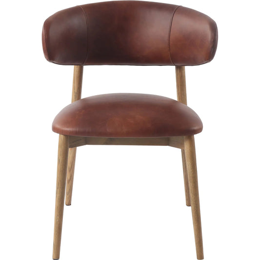 Milo Dining Chair by LH Imports in natural. Made from unique in a unique style.