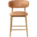 Milo Counter Stool by LH Imports in natural. Made from unique in a traditional style.