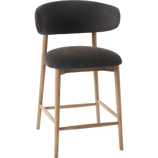 Milo Counter Stool by LH Imports in natural. Made from unique in a traditional style.