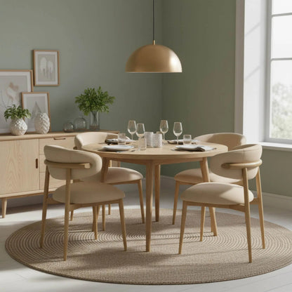 Milo Dining Chair (Set of 2) by LH Imports in natural. Made from unique in a modern style.