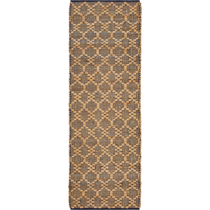Selanik SNK-2301 Rug by Livabliss in beige, black. Made from main: 60% cotton, main: 40% jute in a unique style.
