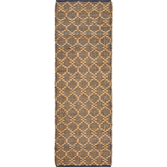 Selanik Rug - 32487 by Livabliss in beige, black. Made from main: 60% cotton, main: 40% jute in a unique style.